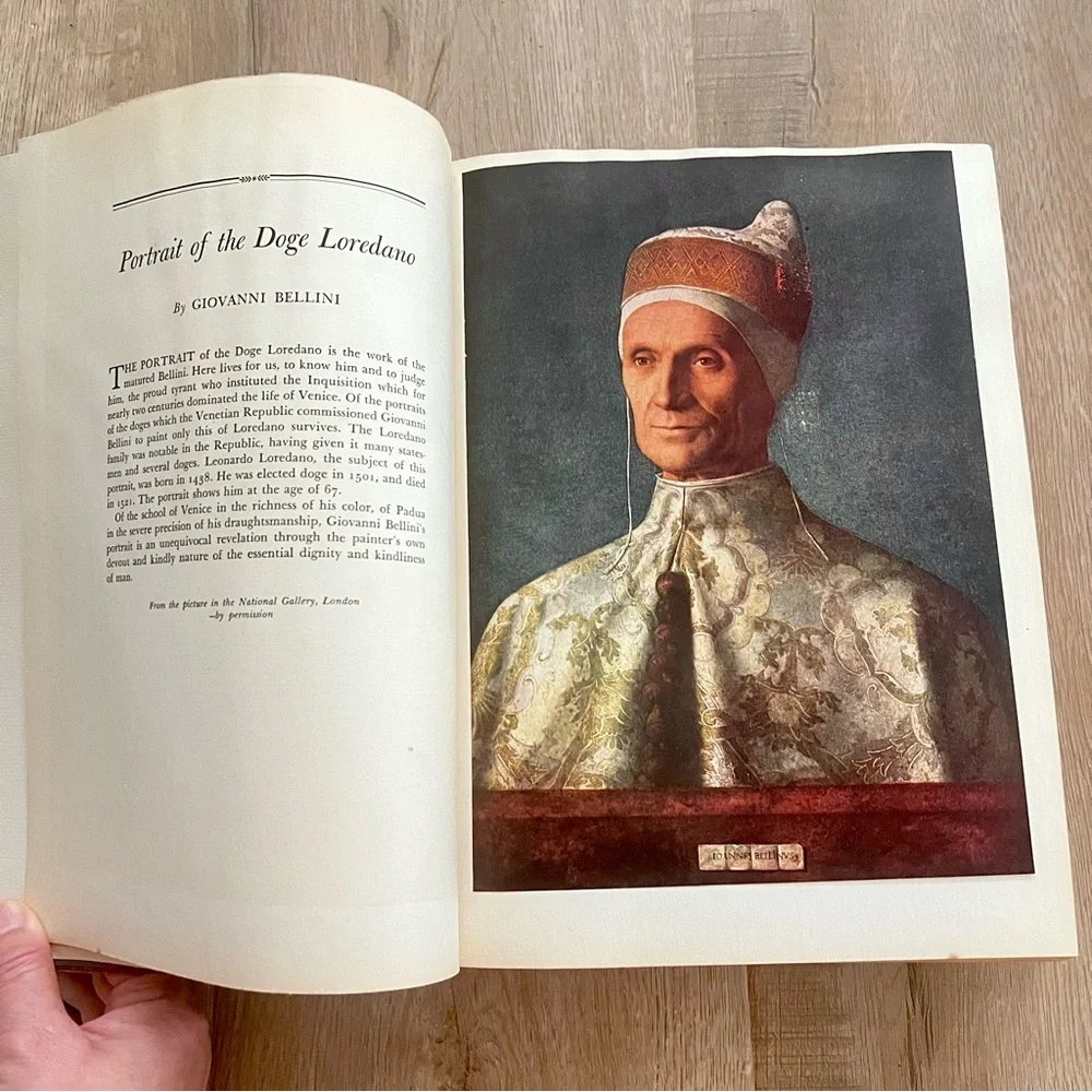 Vtg‎ 1939 Book First Edition, World Famous Paintings, 100 illustration Plates